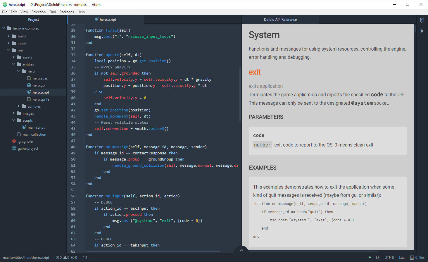 API Screenshot