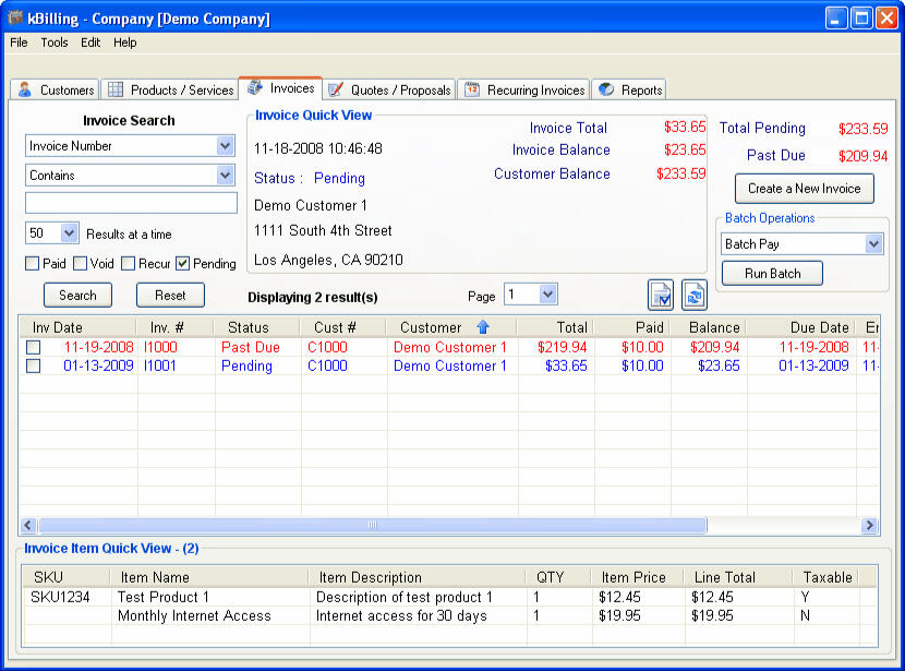 WinForms Application Screenshot